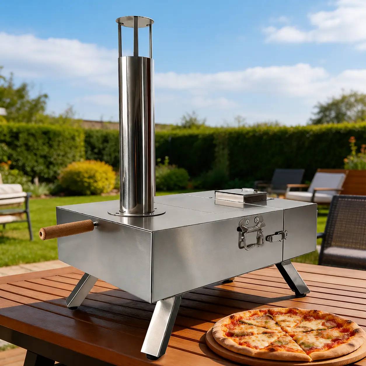 Separate Stainless Steel Outdoor Pizza Oven