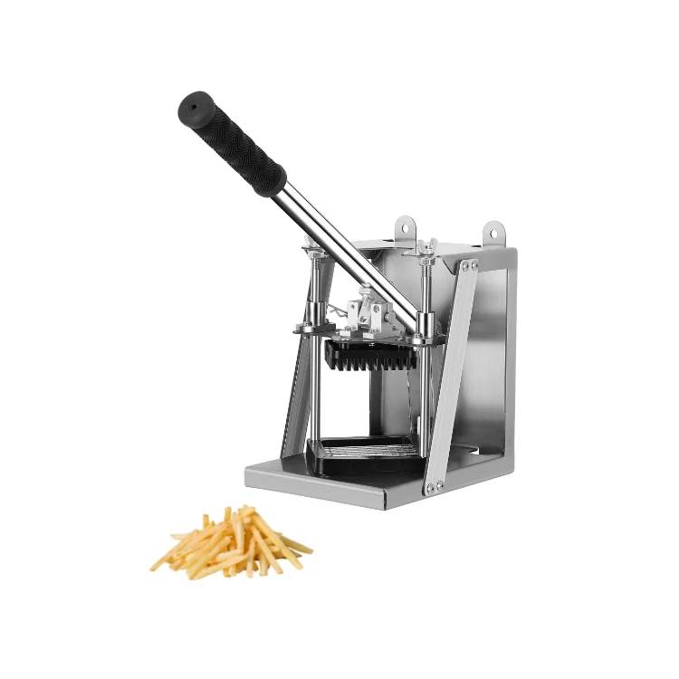 Factory Outlet Stainless Steel Manual Potato Strip Cutter French Strip Cutting Machine Wall Mounted Potato Slicing Machine