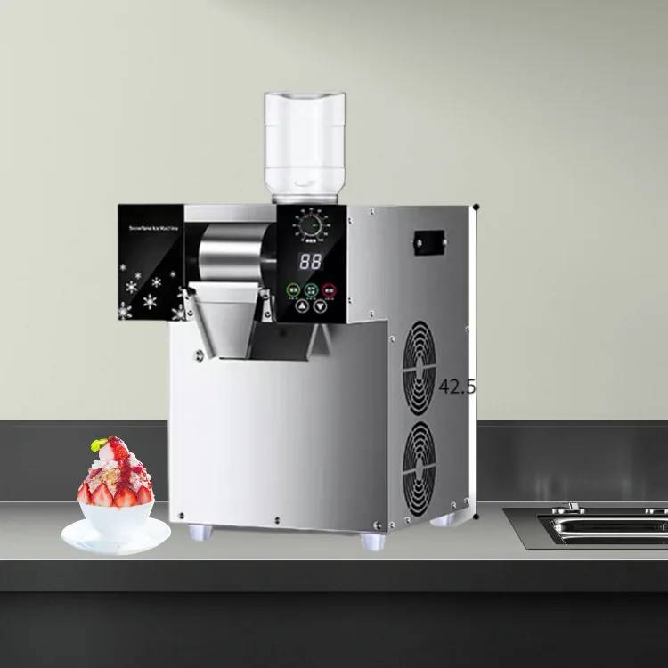 Sillair High Quality Full Automatic Mini Milk Snow Ice Machine 220V Commercial Air Cooled Stainless Steel Snowflake Ice Machine