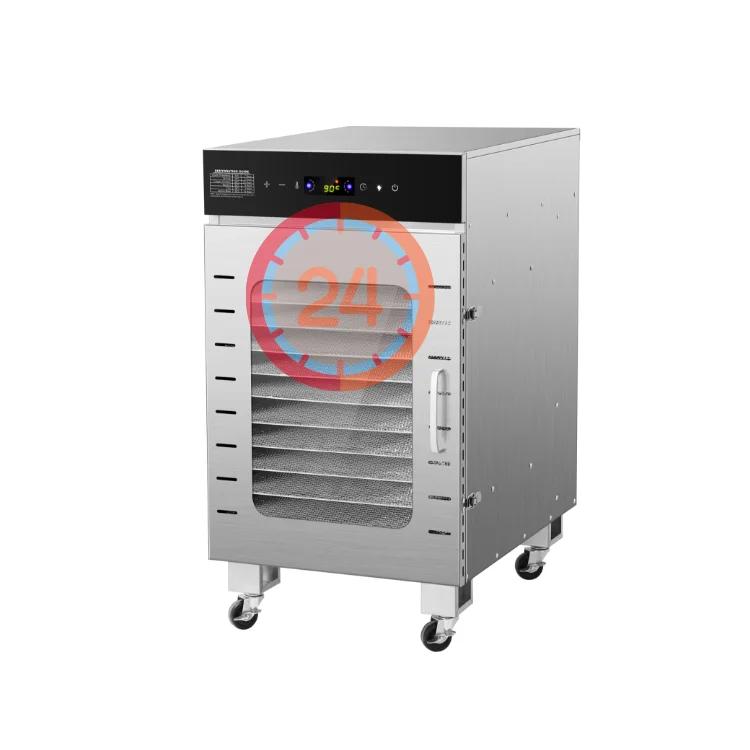 1600W 12 Layers Stainless Steel Fruit and Vegetable Dryer Commercial Meat Drying Machine Food Dehydrator