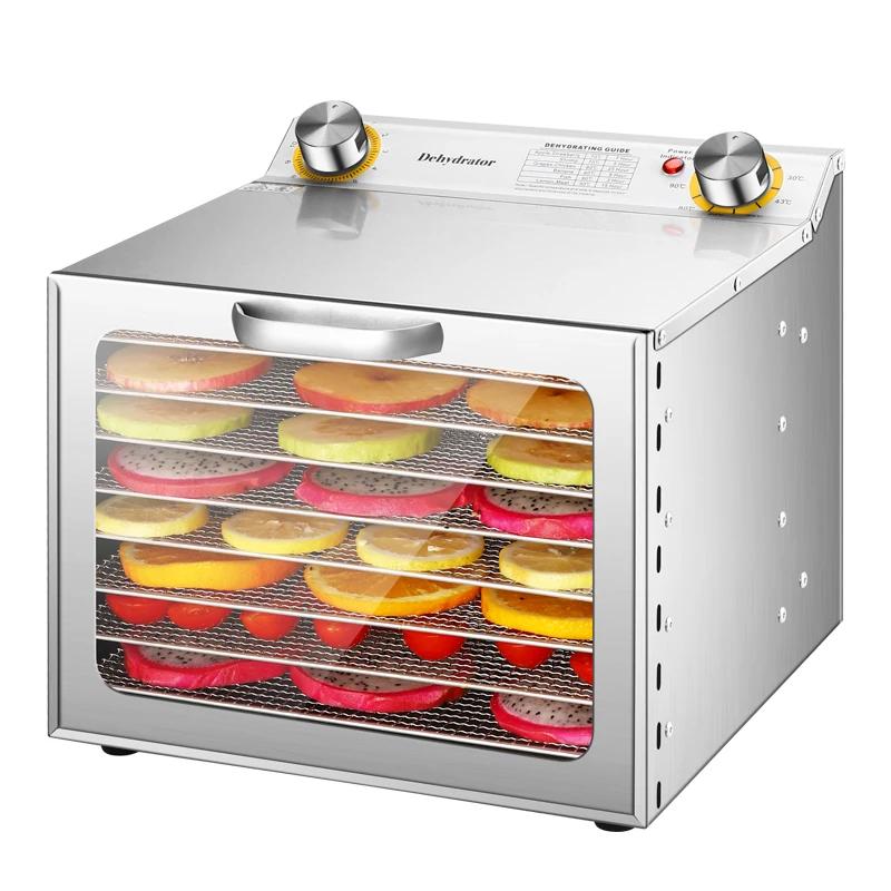Sillair Best Cheap Household Stainless Steel 8-layer Dried Fruit Machine Commercial Intelligent Food Dehydrator